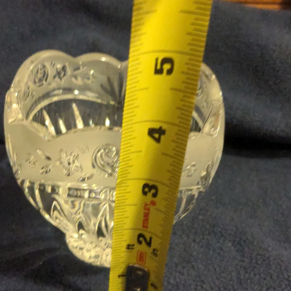 Oneida Southern Garden Crystal Hostess Bowl